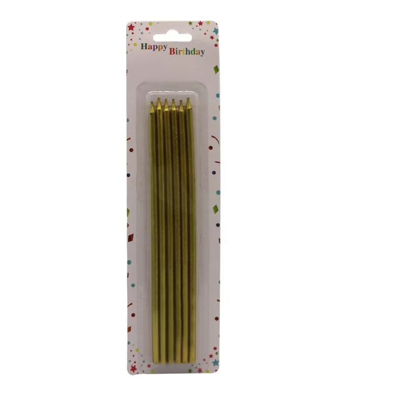 Long Stick Glitter Birthday Party Decoration Candle