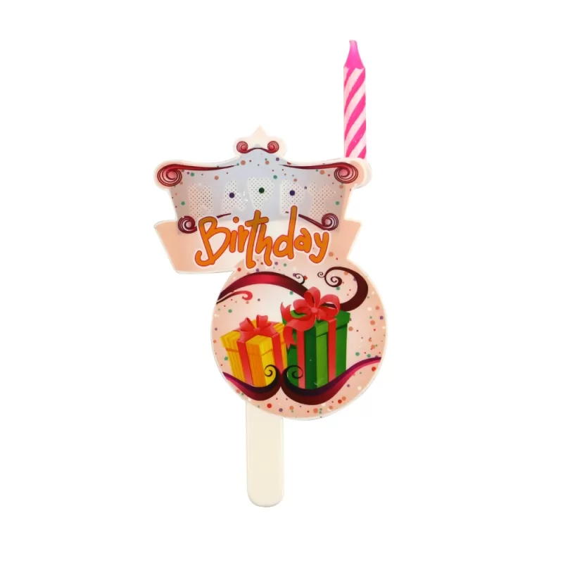 Cartoon Tower music Birthday candles