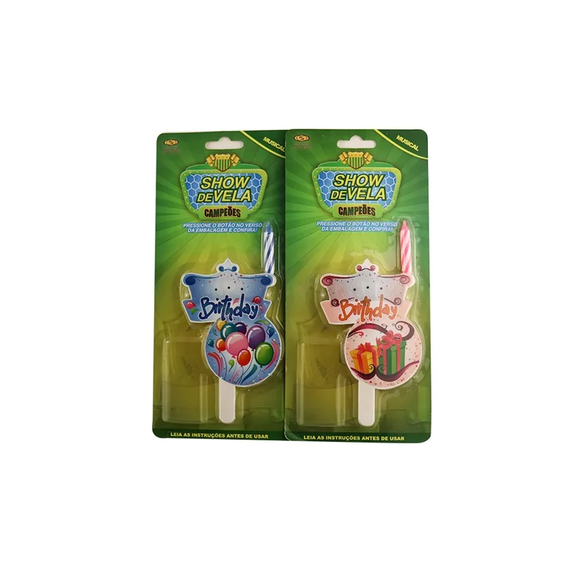 Cartoon Tower music Birthday candles