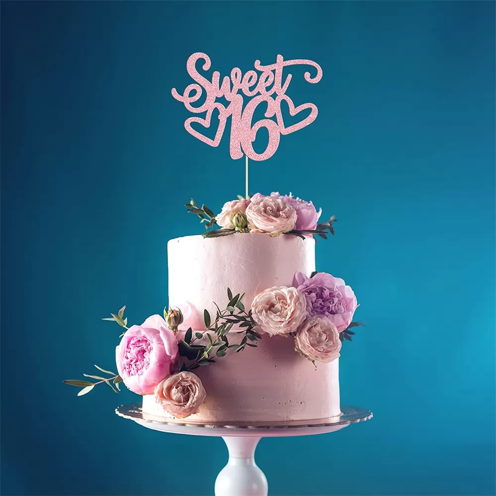 Happy Sweet Birthday Cake Decoration Topper