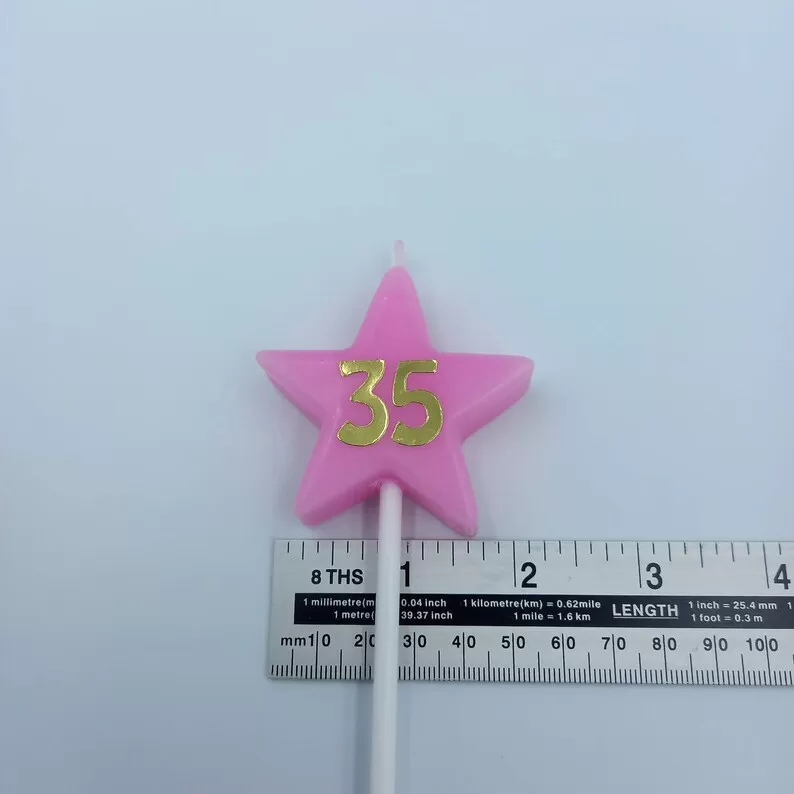 Star Birthday candle for Cake