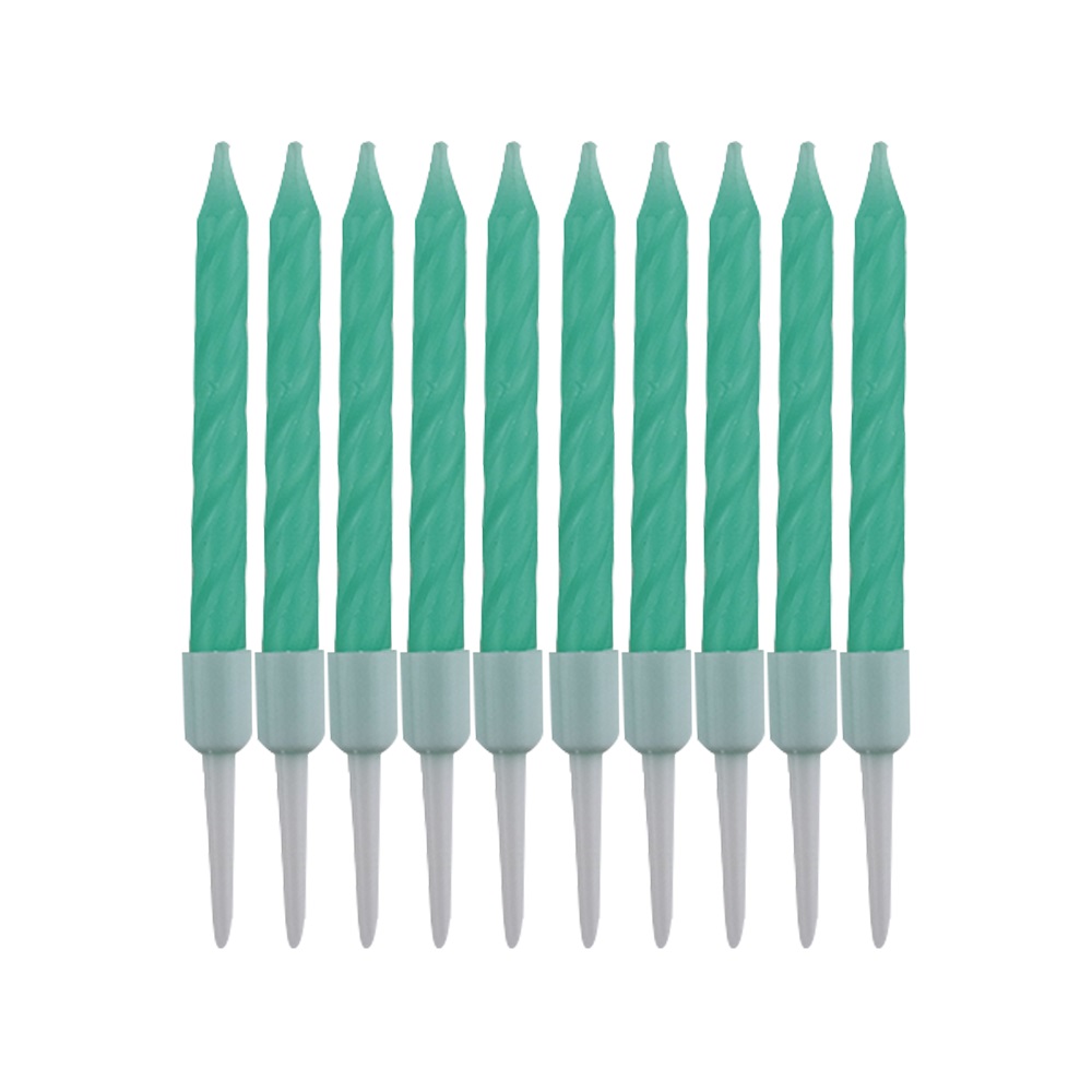 Metallic Mini Threaded Birthday Candle