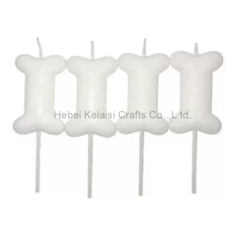 Lovely Animal Birthday Bone Shape Candle