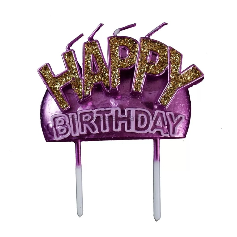 light luxury retro letter card cake decorative festive birthday party candles