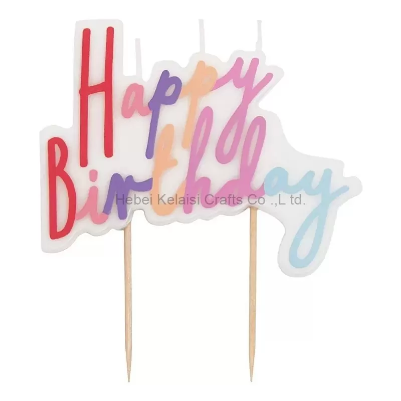 One-piece birthday Alphabet Birthday Candle