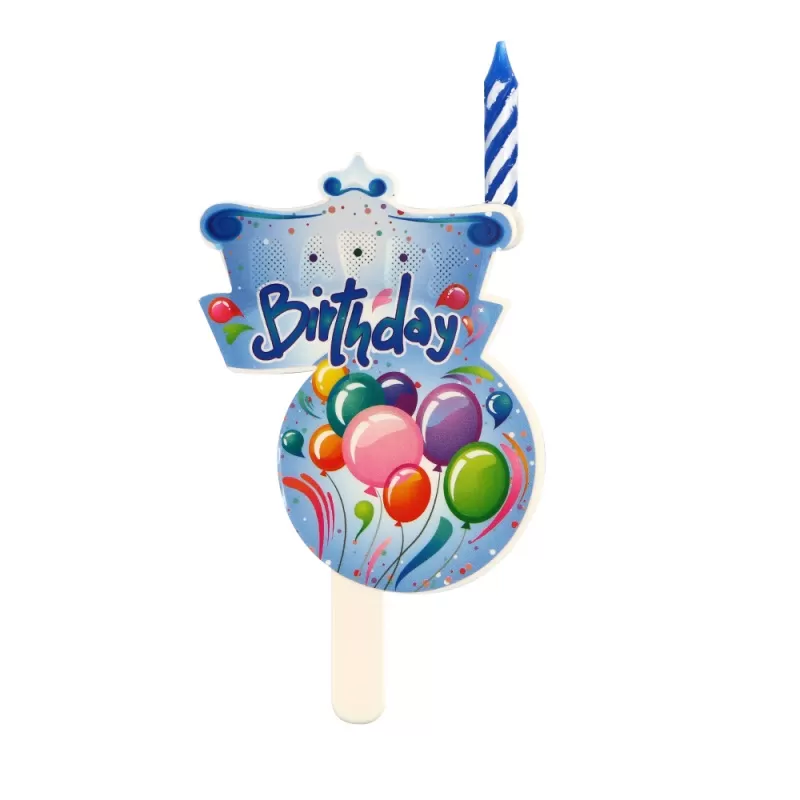 Cartoon Tower music Birthday candles