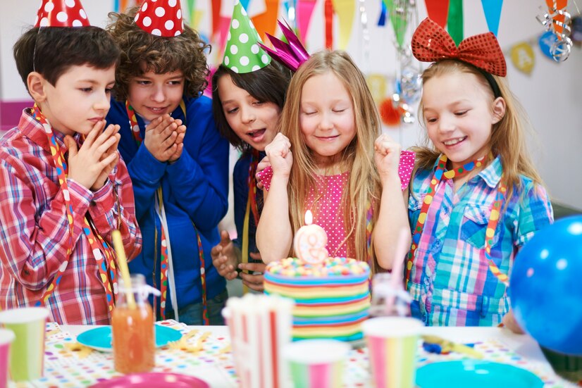 What do the colors of the birthday candles stand for？