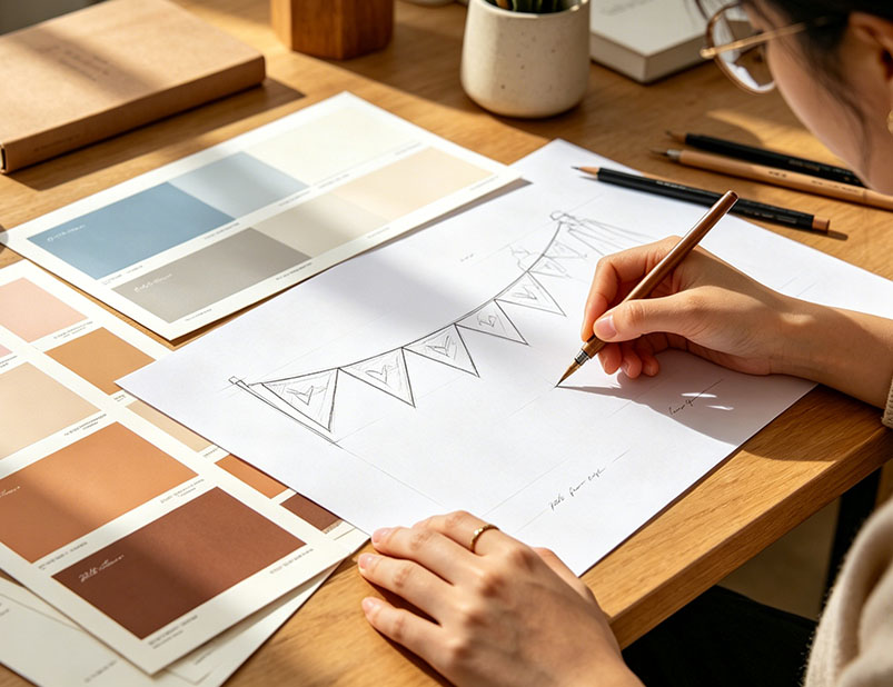 Stay in line with the aesthetic trends and create differentiation