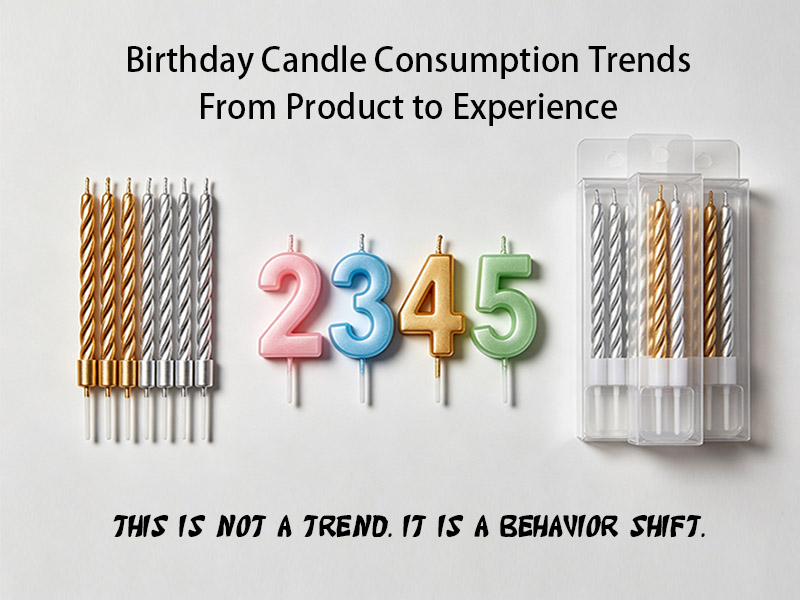 Birthday Candle Consumption Trends From Product to Experience