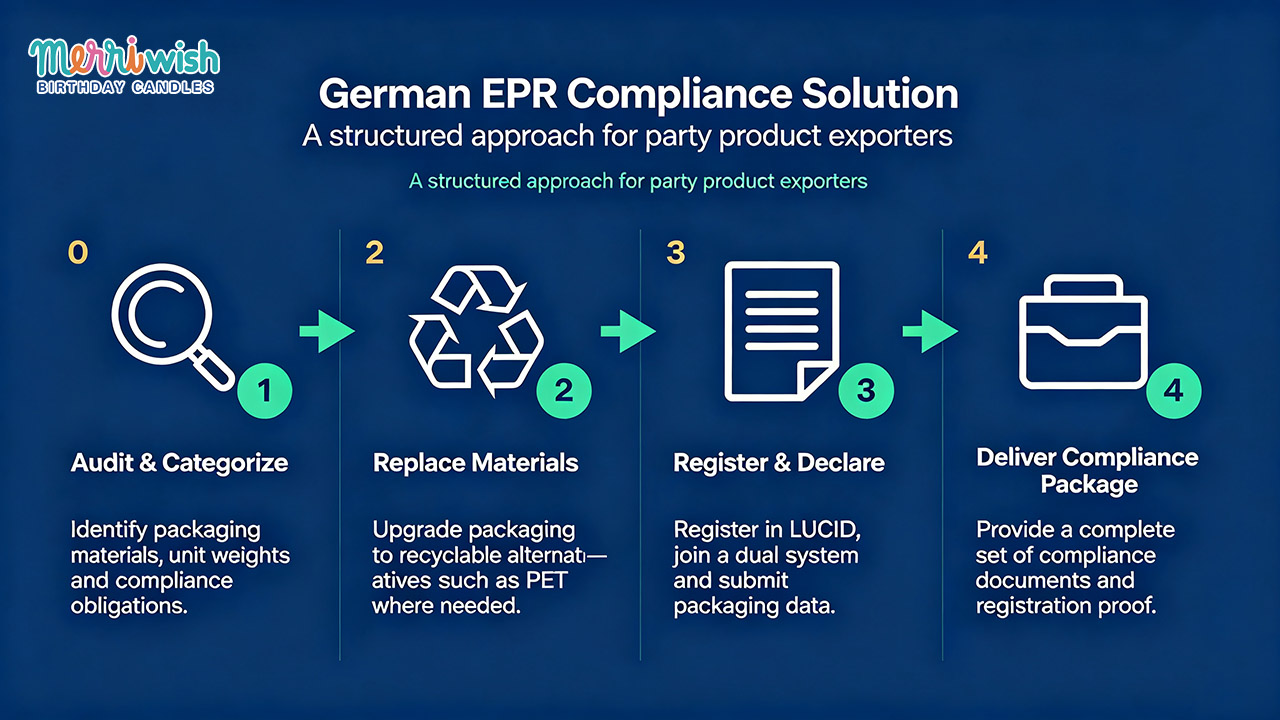 How German EPR Compliance Helped a Client Secure a Party Supplies Order How German EPR Compliance Helped a Client Secure a Party Supplies Order