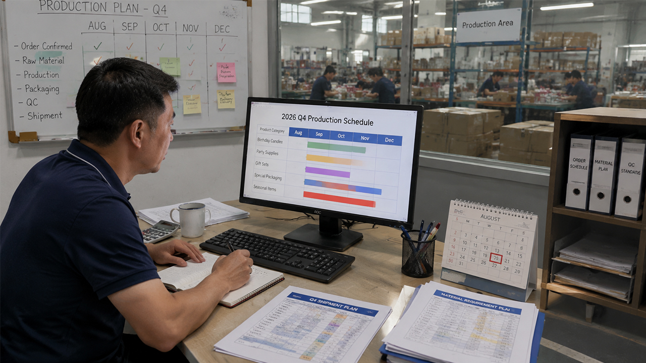 Q4 Production Planning for Candles and Party Supplies: Preparing for the 2026 Peak Season Q4 Production Planning for Candles and Party Supplies: Preparing for the 2026 Peak Season