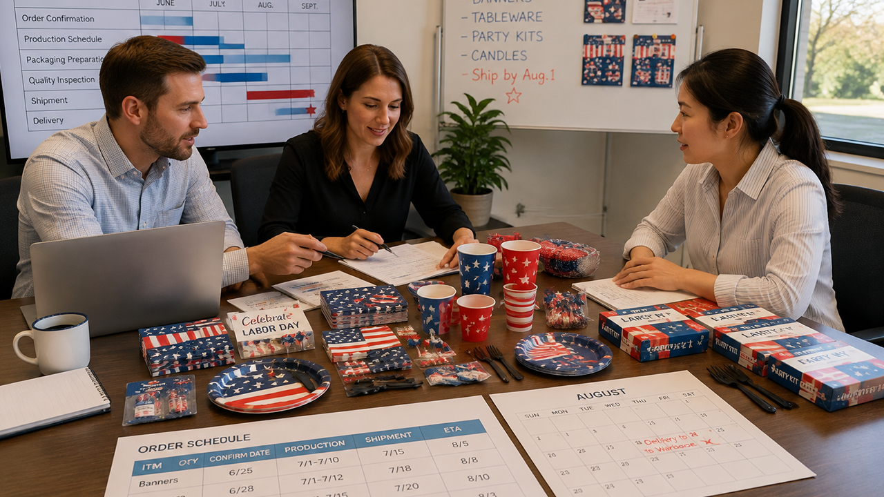 Labor Day Party Supplies: How a US Wholesaler Prepared Seasonal Orders Earlier Labor Day Party Supplies: How a US Wholesaler Prepared Seasonal Orders Earlier