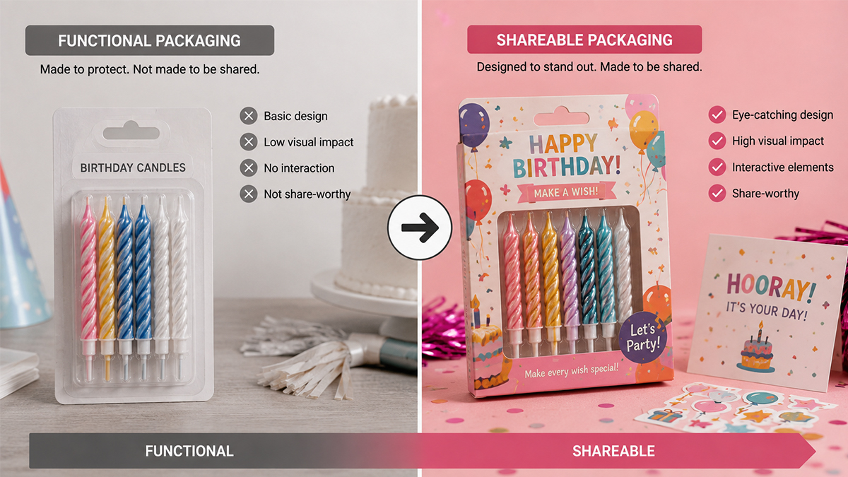 How Packaging Design Affects Social Media Visibility — A Party Supplies Scenario How Packaging Design Affects Social Media Visibility — A Party Supplies Scenario