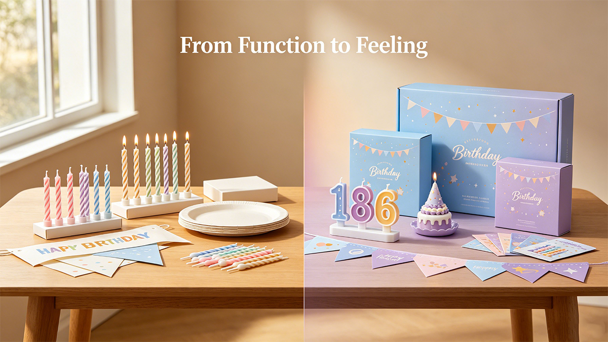 From Functional to Emotional: The New Value of Birthday Candles and Party Supplies From Functional to Emotional: The New Value of Birthday Candles and Party Supplies