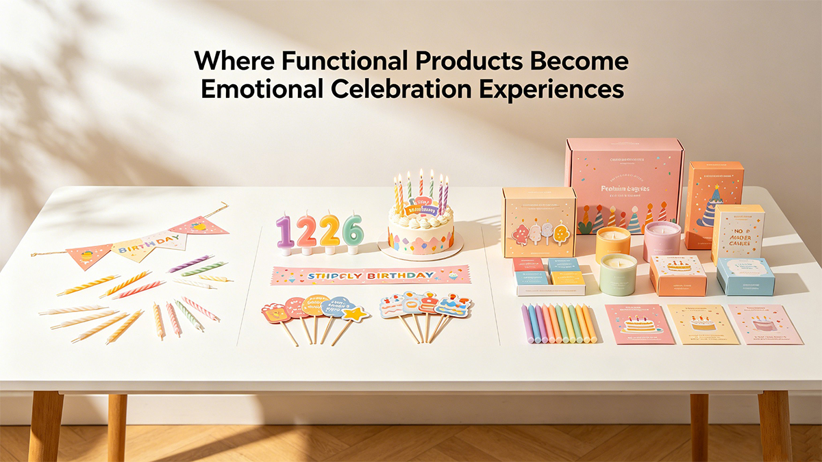From Functional to Emotional: The New Value of Birthday Candles and Party Supplies From Functional to Emotional: The New Value of Birthday Candles and Party Supplies