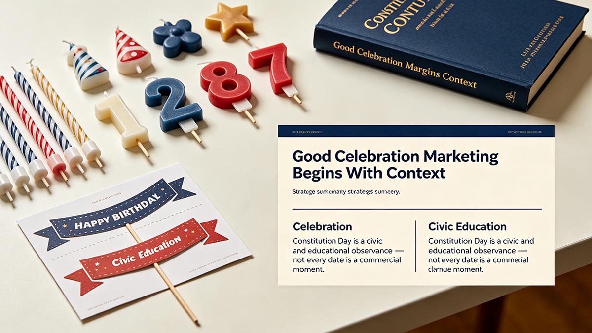 Constitution Day and Brand Boundaries: Why Not Every Civic Date Is a Marketing Opportunity Constitution Day and Brand Boundaries: Why Not Every Civic Date Is a Marketing Opportunity