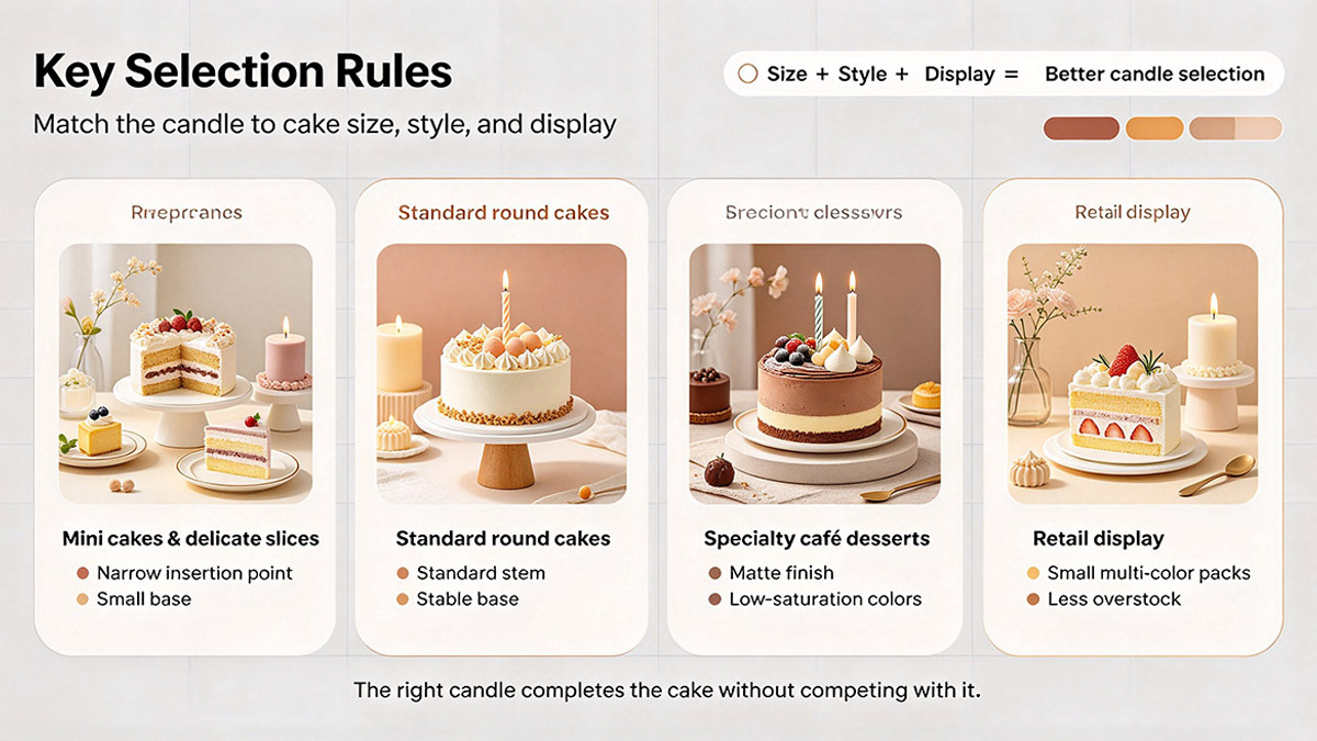 How a Bakery Supplier Can Choose Birthday Candles for Different Cake Styles How a Bakery Supplier Can Choose Birthday Candles for Different Cake Styles