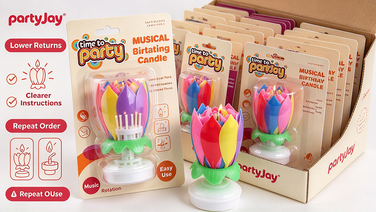 From Unbranded to Private Label: How a US Brand Cut Birthday Candle Returns to 0.8%