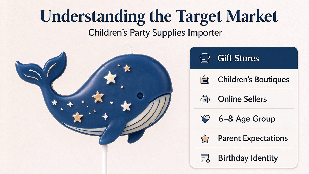 Developing Themed Birthday Candles for a Specific Target Market Developing Themed Birthday Candles for a Specific Target Market