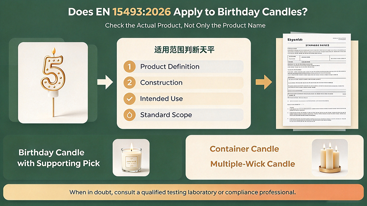 EU Candle Safety Standard EN 15493:2026: What Birthday Candle Buyers Should Know EU Candle Safety Standard EN 15493:2026: What Birthday Candle Buyers Should Know