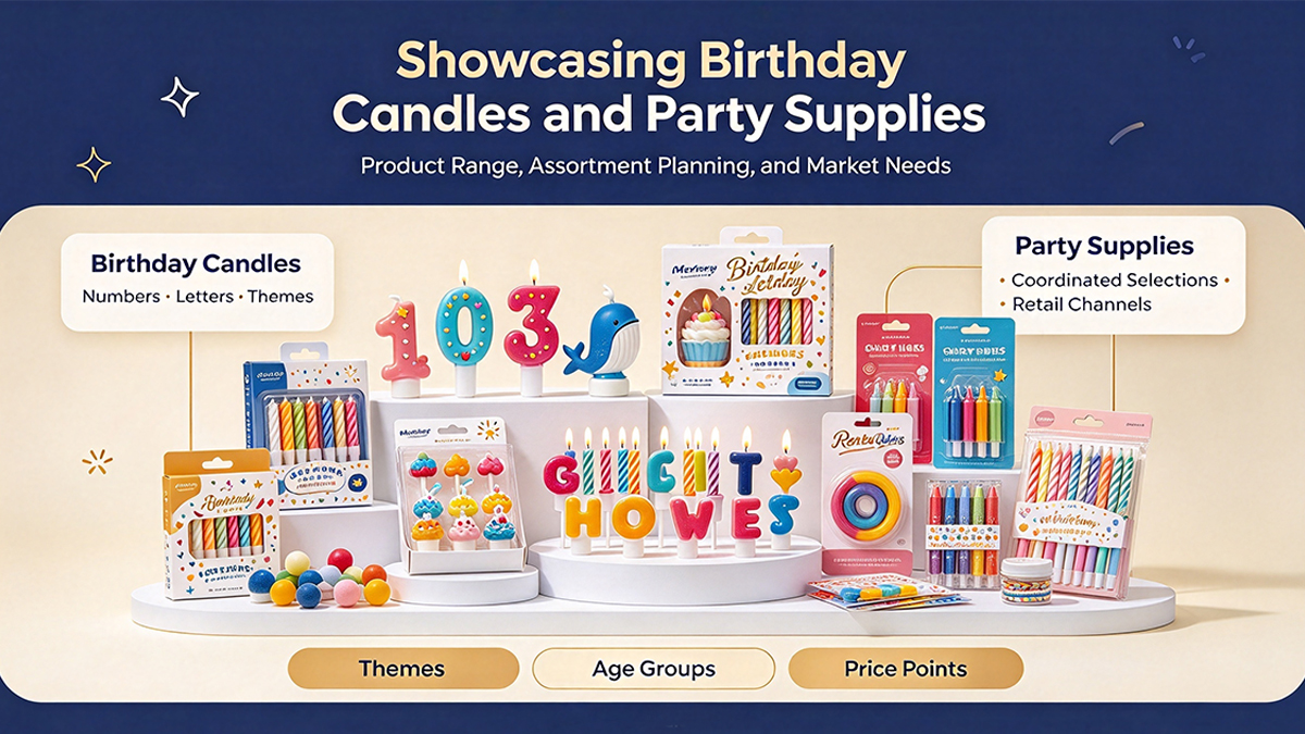 Merri Wish Showcases Birthday Candles at Canton Fair Merri Wish Showcases Birthday Candles at Canton Fair