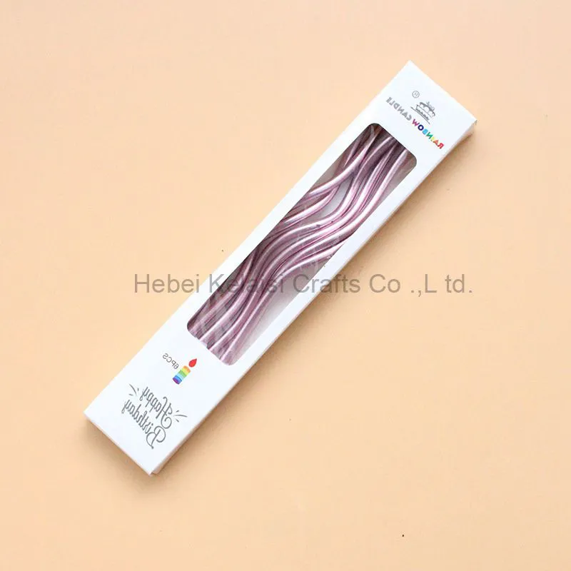 Twisted thread candle