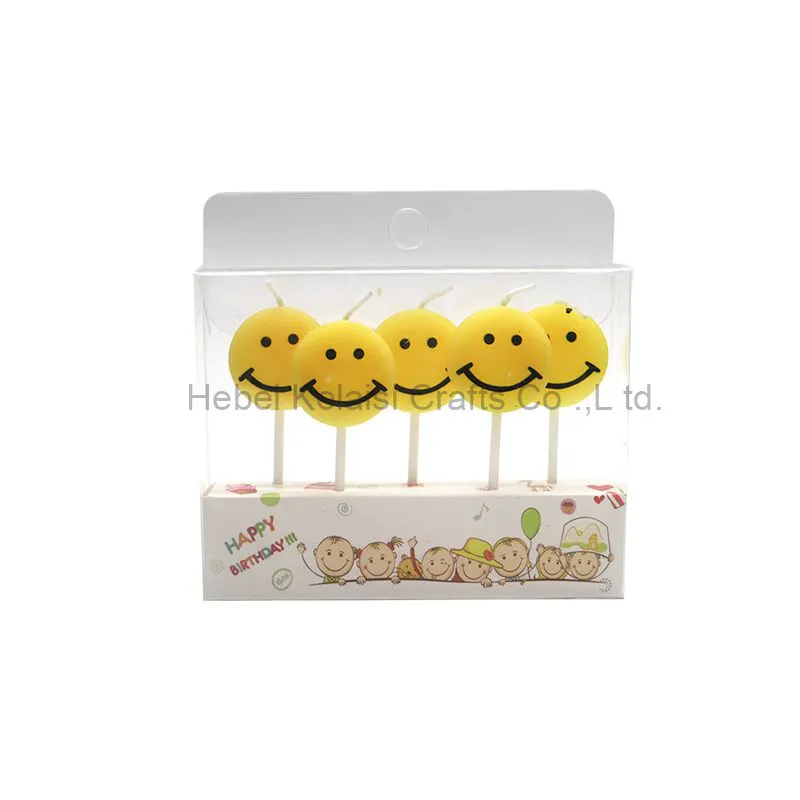 Cartoon birthday candle