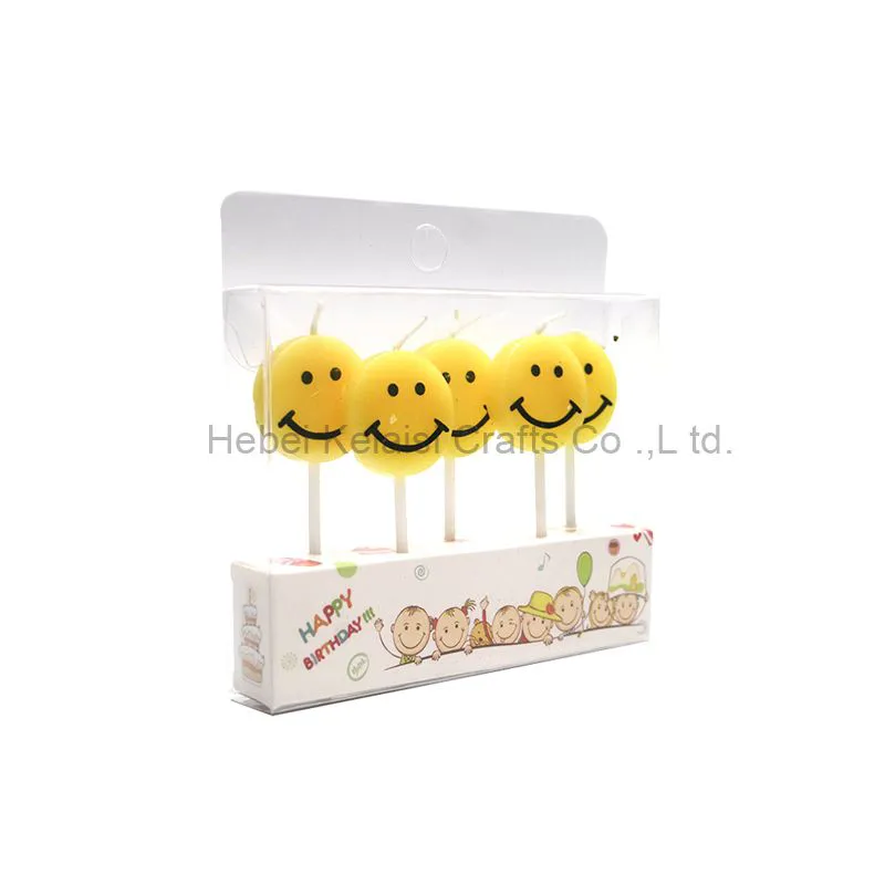 Cartoon birthday candle