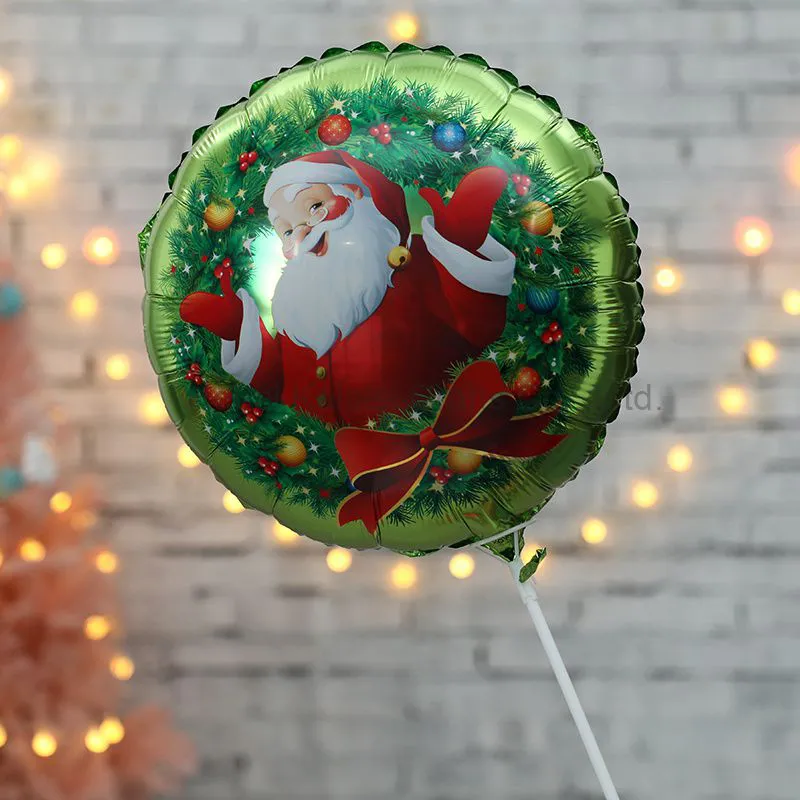 Christmas element aluminum film balloon