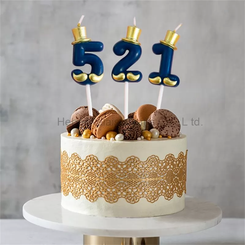 Wedding Party Supplies Baking Tools Cake Accessories Happy Birthday Candles 0-9 Cake Number Candles