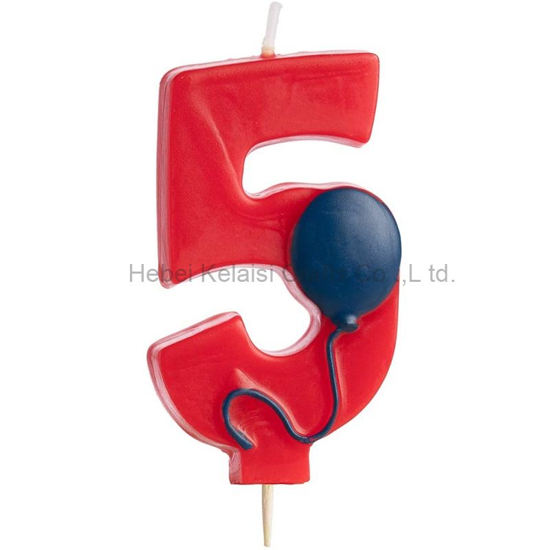 Colorful 0-9 Number Birthday Candles