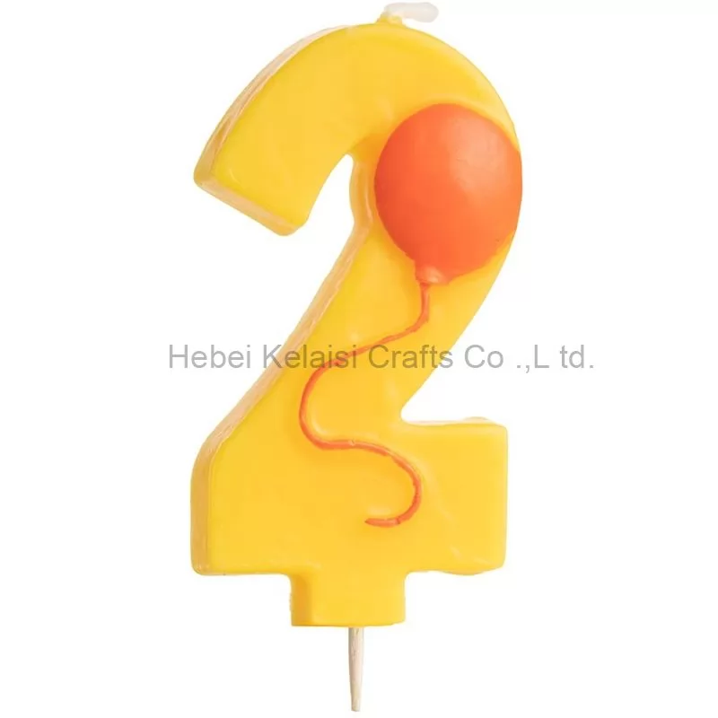 Colorful 0-9 Number Birthday Candles