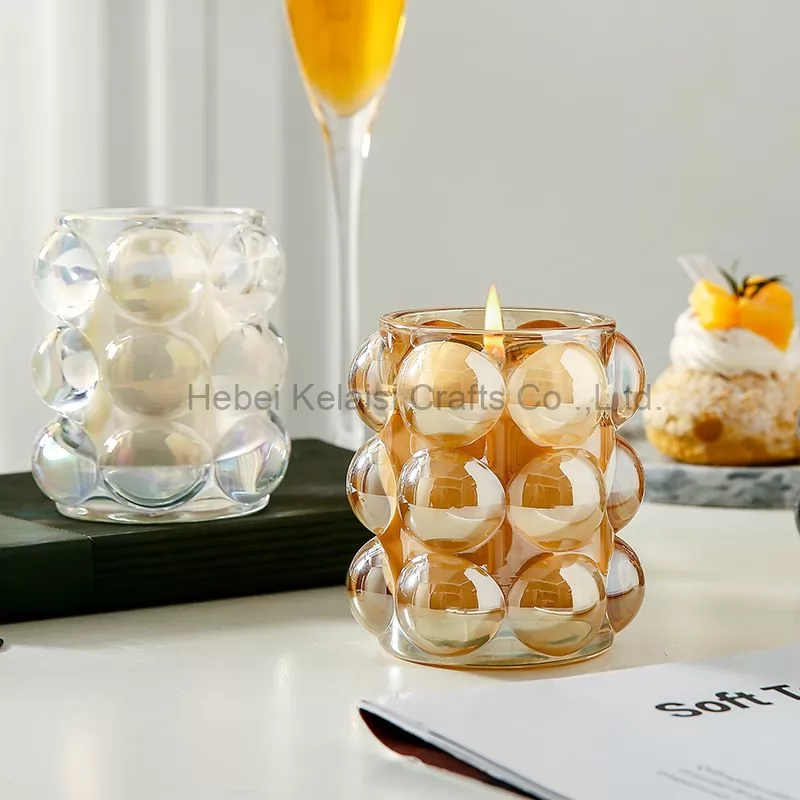 Handmade glass scented candles bedroom scented soy wax scented essential oil candles