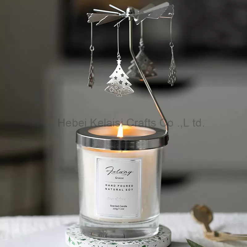 White Glass Jar Scented Gift Candle