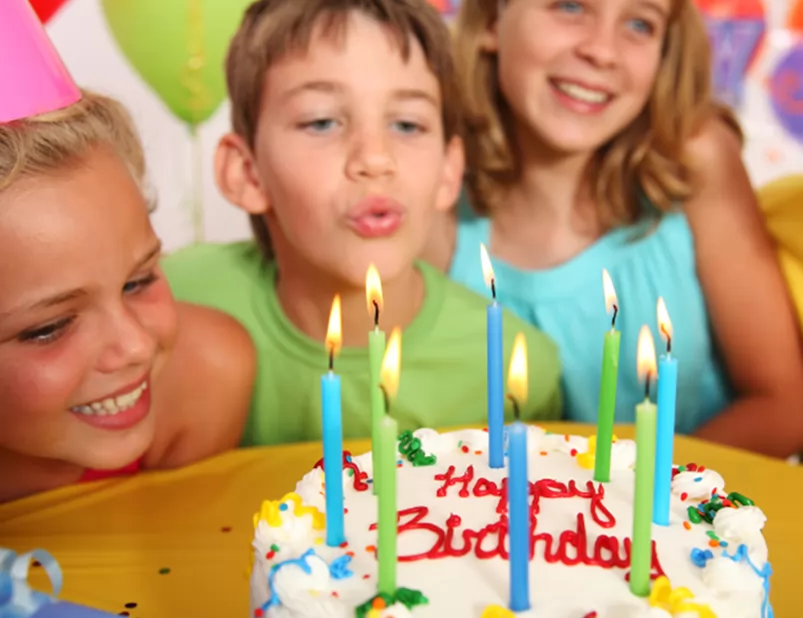 How much oral bacteria do you spray on the cake when you blow out the birthday candles?