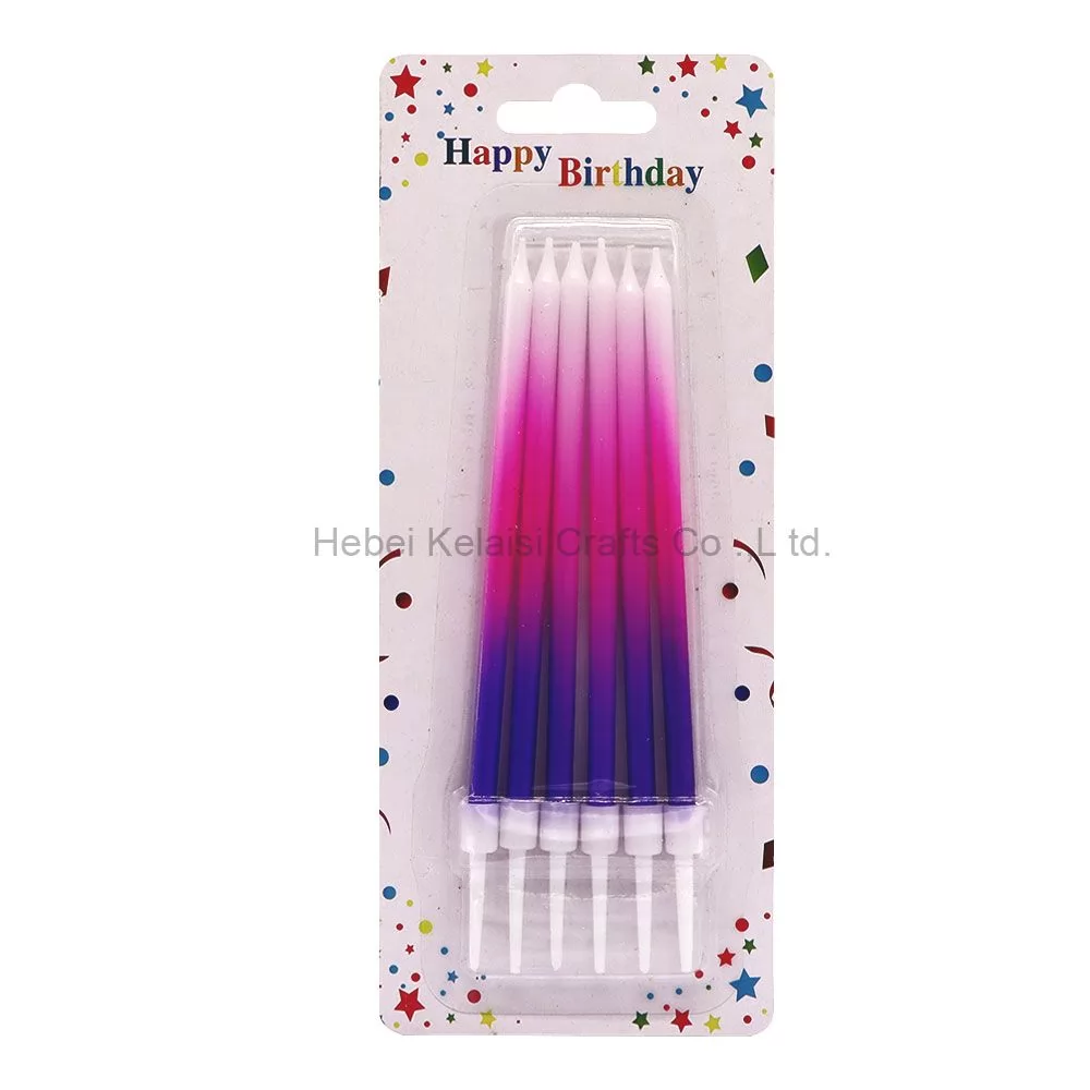 Wholesale paraffin wax colorful spiral candle