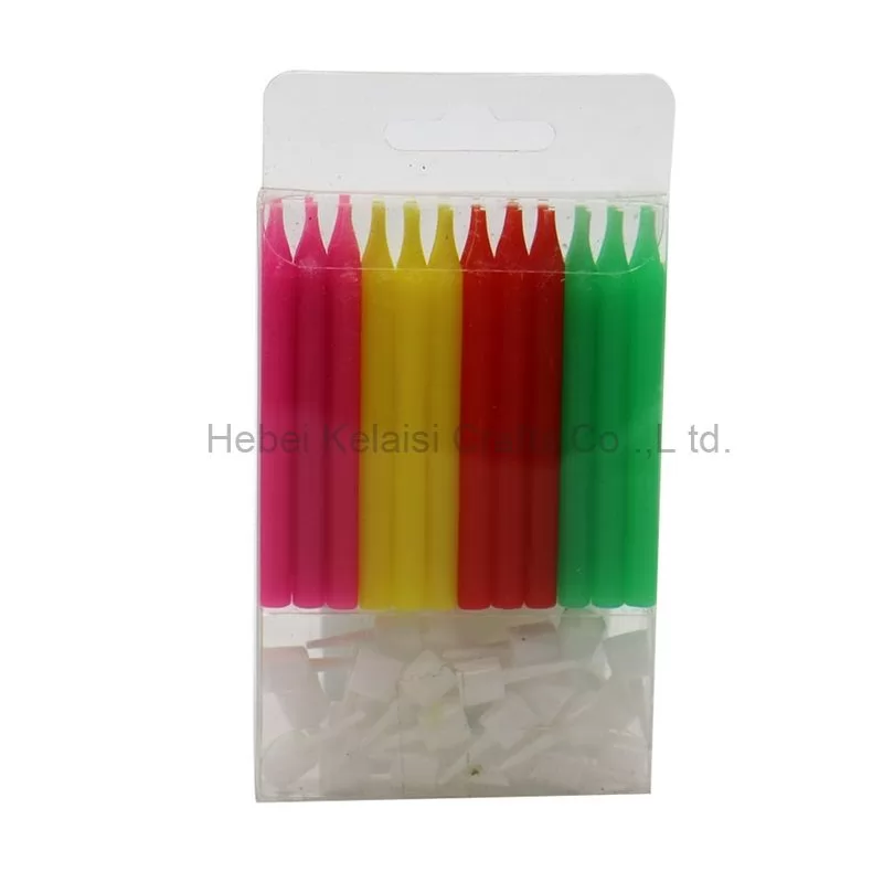 Colorful Light Rod Small Threaded Pencil Birthday Candle