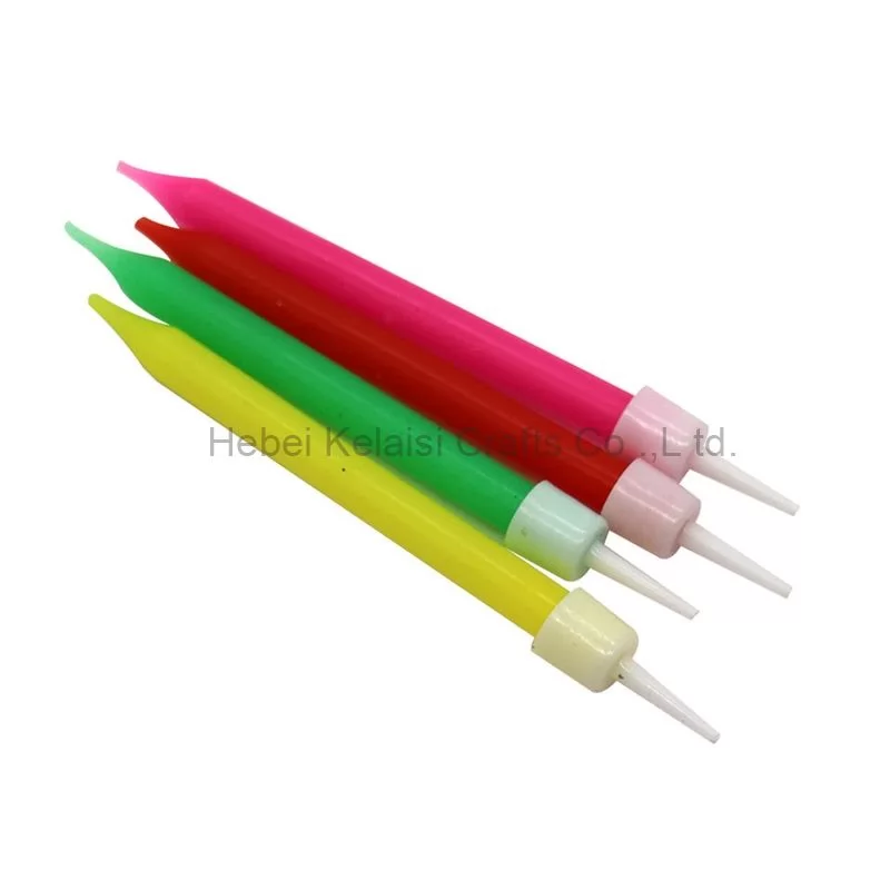 Colorful Light Rod Small Threaded Pencil Birthday Candle