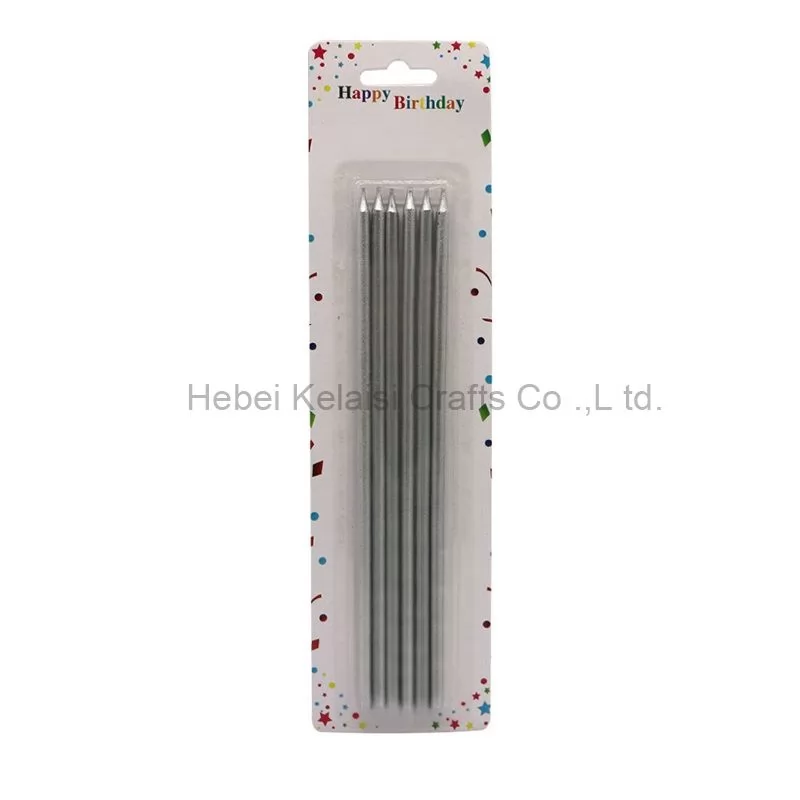 Long Stick Glitter Birthday Party Decoration Candle