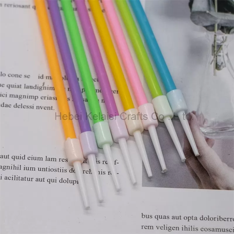 rainbow slender pencil candles