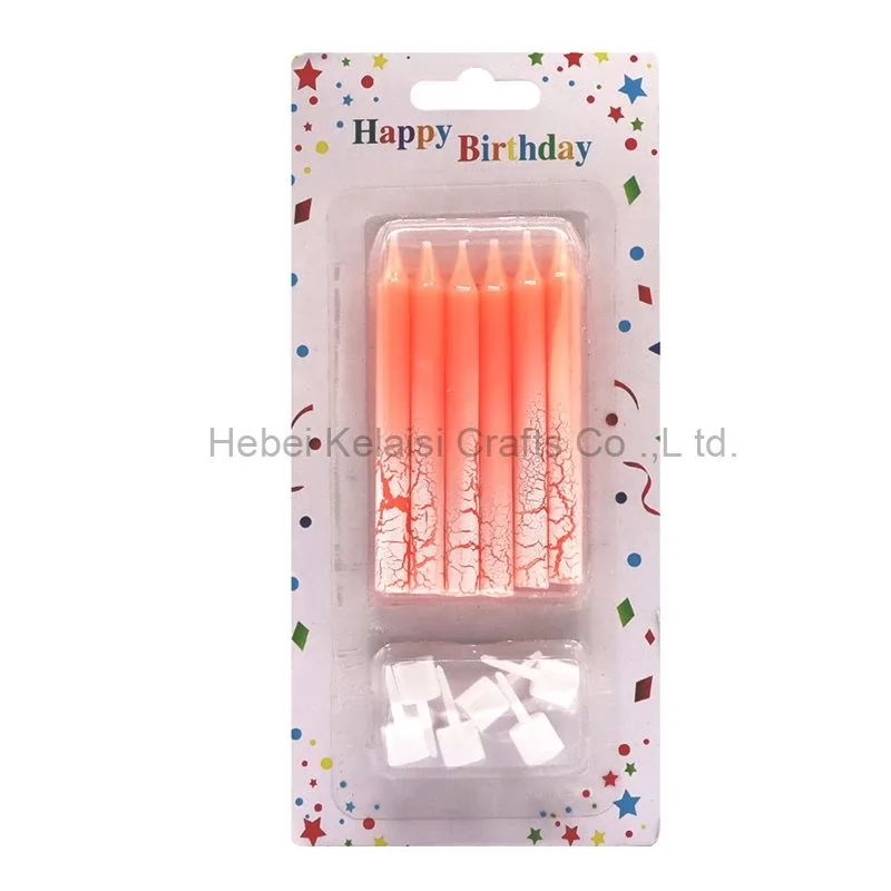 ice crack effect thread candle cake decoration birthday thread candle