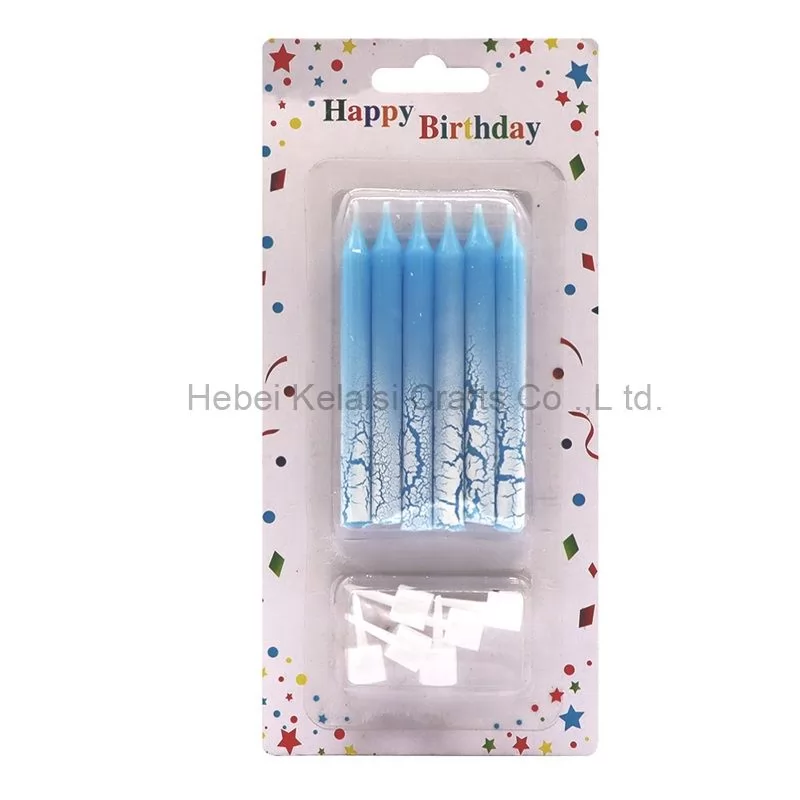 ice crack effect thread candle cake decoration birthday thread candle