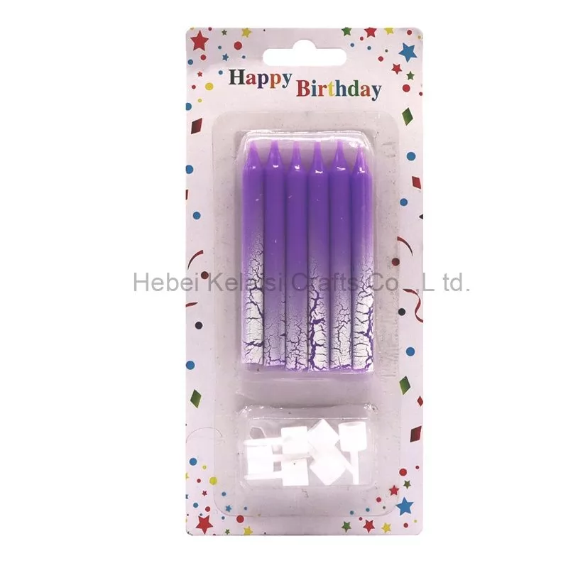 ice crack effect thread candle cake decoration birthday thread candle