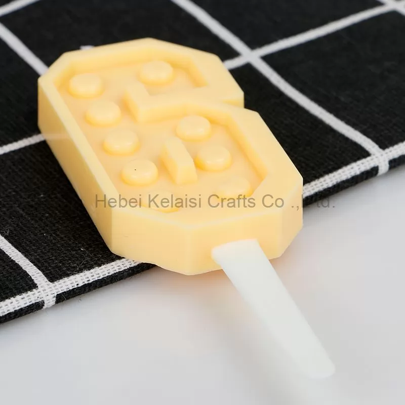 Lego Shape Cake Number Candles For Birthday Decoration Birthday Digital Candles