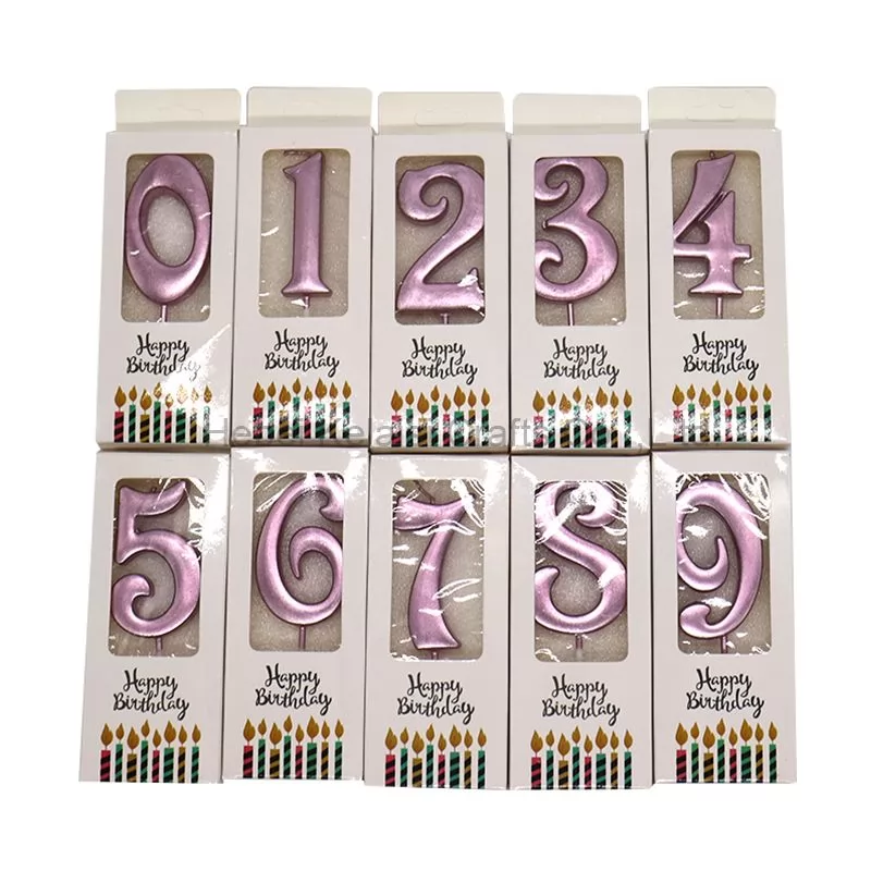 Sparkling Decor Numbers 0 to 9 number cake birthday wedding Anniversary candle