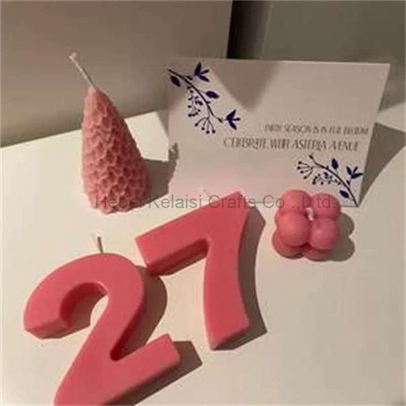 Personalized letter  Birthday  Cake  Candles