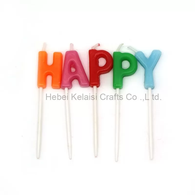 alphabet shaped Happy Birthday Letter Cake Candles For Birthday Party Festival Supplies