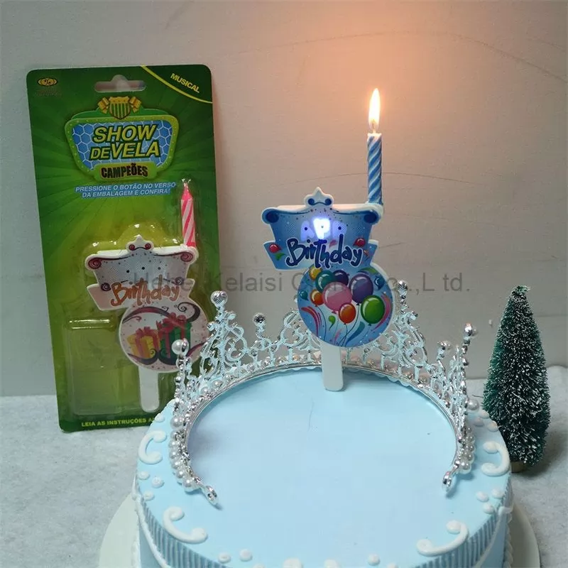 Cartoon Tower music Birthday candles