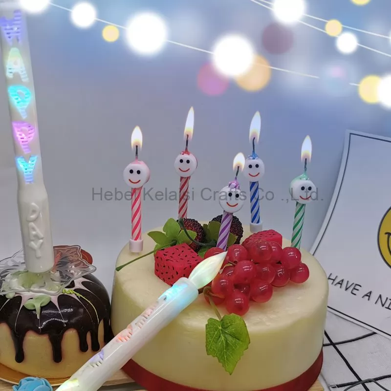 Happy Birthday children's party glow stick candle