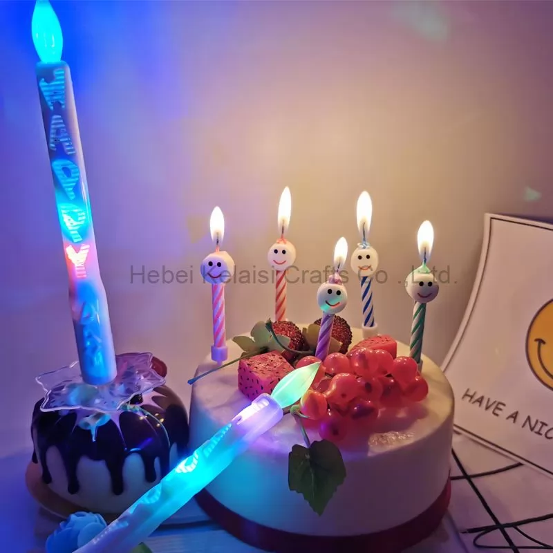 Happy Birthday children's party glow stick candle
